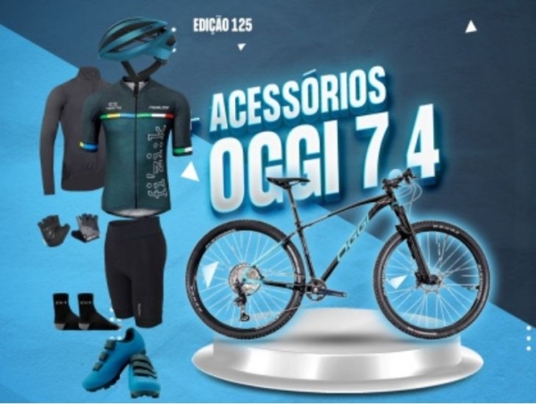 Ed.125 - Bike OGGI BIG WHEEL 7.4 2022 (0km) + Acessórios ou PIX R$7.000,00