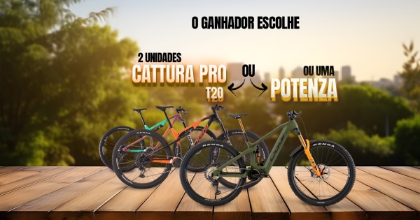 Ed.131 - Bike OGGI POTENZA ou 2 (duas) CATTURA PRO T20 GX ou PIX de R$35.000,00
