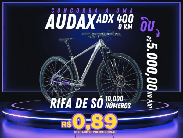 Ed.136 - Bike Audax ADX 400 ou PIX de R$5.000,00